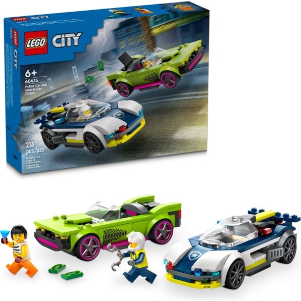 樂高LEGO CITY 警車和肌肉車追逐戰 60415 TOYeGO 玩具e哥