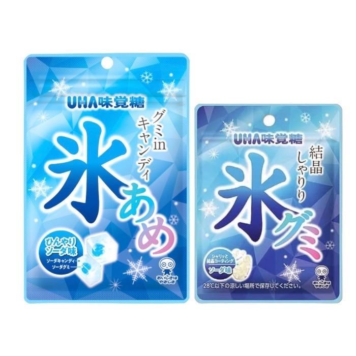 +東瀛go+ UHA 味覺糖 蘇打風味硬糖/軟糖 汽水風味糖 造型硬糖 水晶軟糖 袋裝 日本必買 日本原裝