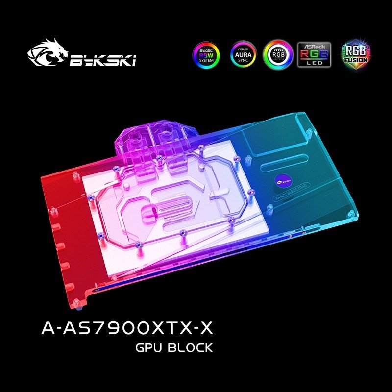 BYKSKI A-AS7900XTX-X 顯卡水冷頭 ASUS Gaming Radeon RX 7900 XT 用