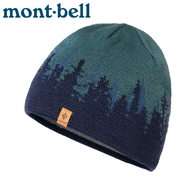 【Mont-Bell 日本 WATCII CAP 保暖帽《藍綠》】1118817/毛帽/針織帽/雪帽