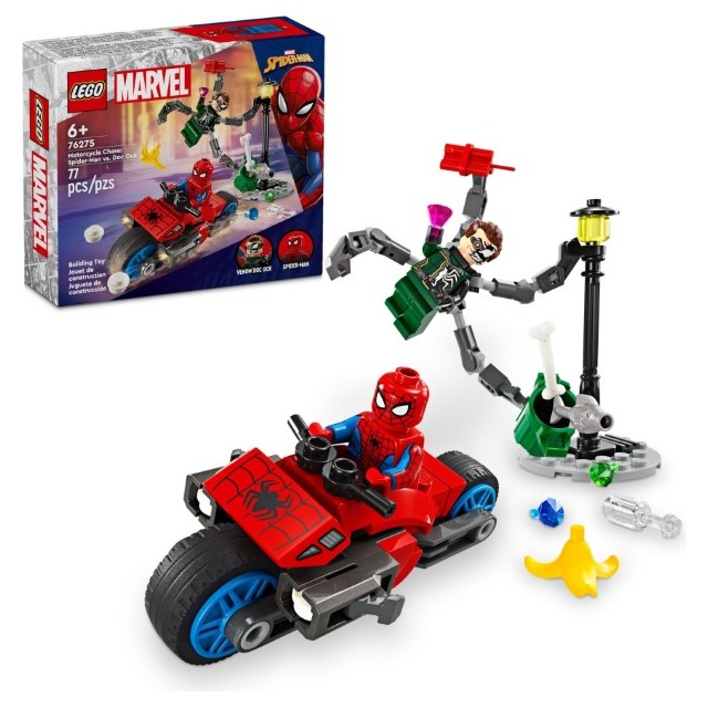 樂高LEGO SUPER HEROES 摩托車追逐：蜘蛛人 vs 八爪博士 76275 TOYeGO 玩具e哥