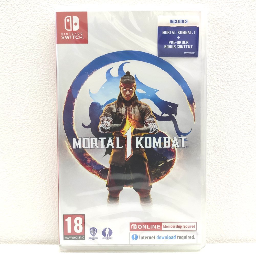 任天堂 NS Switch 真人快打1 中英文版 Mortal Kombat 1 歐版封面