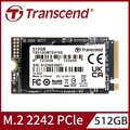 Transcend 創見 MTE410S 512GB M.2 2242 PCIe Gen4x4 SSD固態硬碟(TS512GMTE410S)