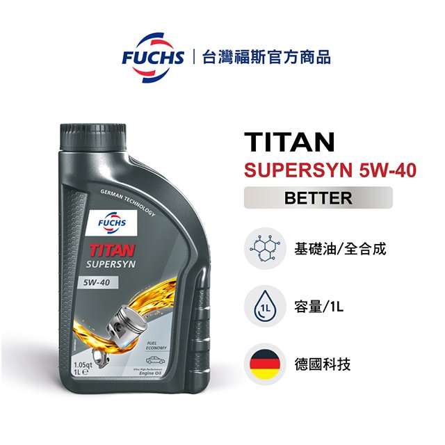 TITAN SUPERSYN 5W-40