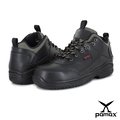 PAMAX帕瑪斯- 科技銀纖維抗菌PU氣墊鞋墊.天然牛皮★寬楦舒適防滑安全鞋P00101H