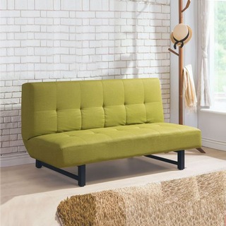 【RB807-1】218布紋皮沙發床(蘋果綠)