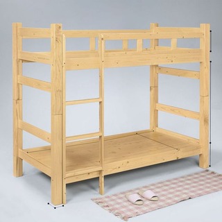【RB733-2】3尺松木雙層床