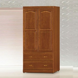 【RB758-6】紐松樟木色3×6尺衣櫃