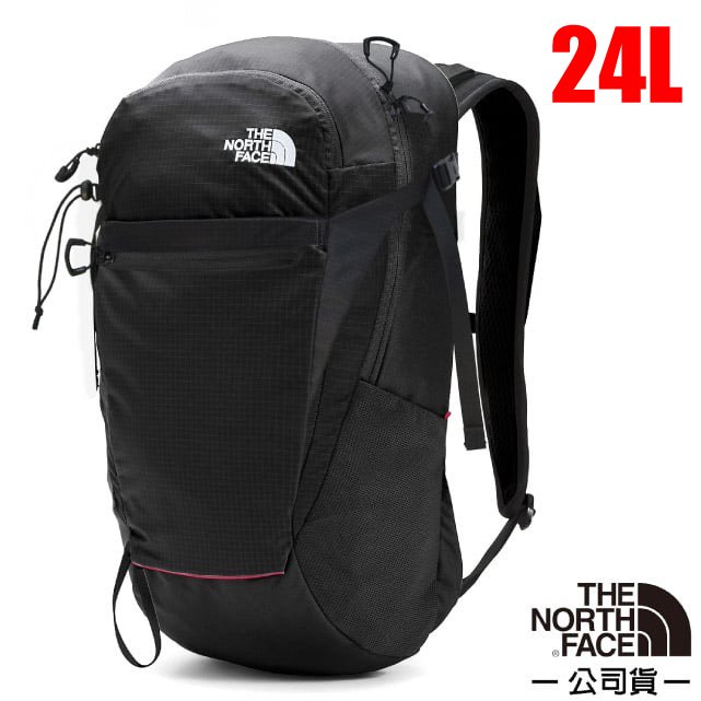 【The North Face】BASIN 24 多功能雙肩後背包24L.登山健行背包.通勤休閒包.電腦包/NextVent背負系統/8AMQ-KX7 黑