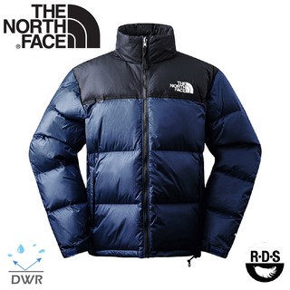 【The North Face 男 ICON 700FP防潑水鵝絨保暖外套(美版) 《海軍藍/黑》】3C8D/羽絨外套/羽絨衣