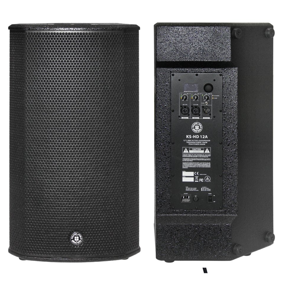 高傳真音響【KS HD12A】12吋主動式專業舞台音響喇叭 Topp Pro (單支售)