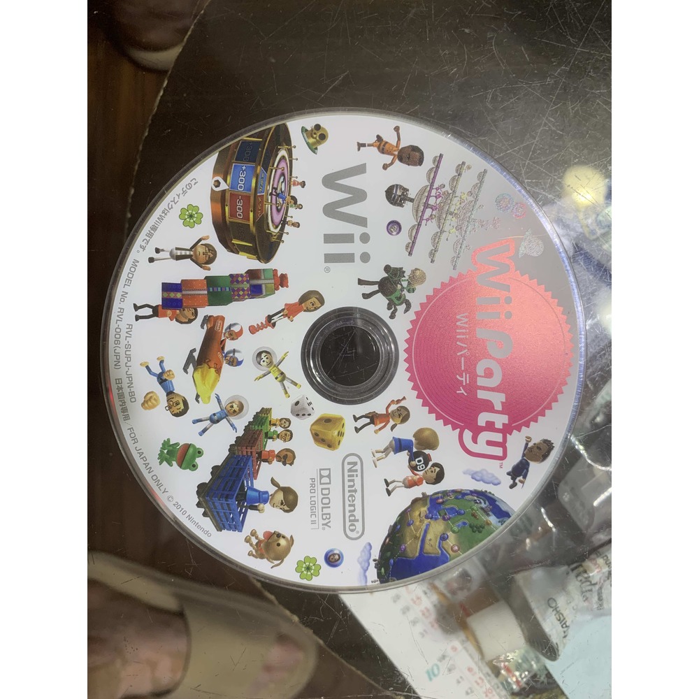 土城可面交超便宜Wii遊戲Wii派對 Wii Party支援台灣機 日本機 (日版)必備WII U主機適用 二手光碟