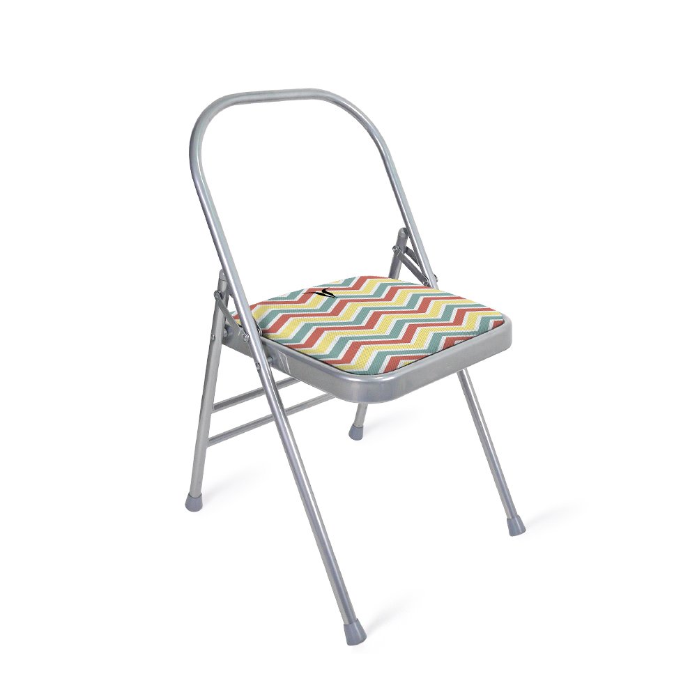 【NAMASTE】Isuey 蜂巢網透氣防滑瑜珈椅 - Retro 2 復古風 (洋裝)　A440-090-F