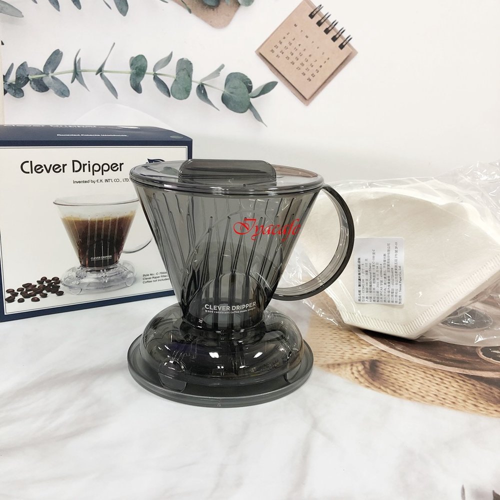 ✨愛鴨咖啡✨聰明濾杯 Clever Coffee Dripper 1-2杯份-S號-350ml 贈咖啡濾紙100張($1240)