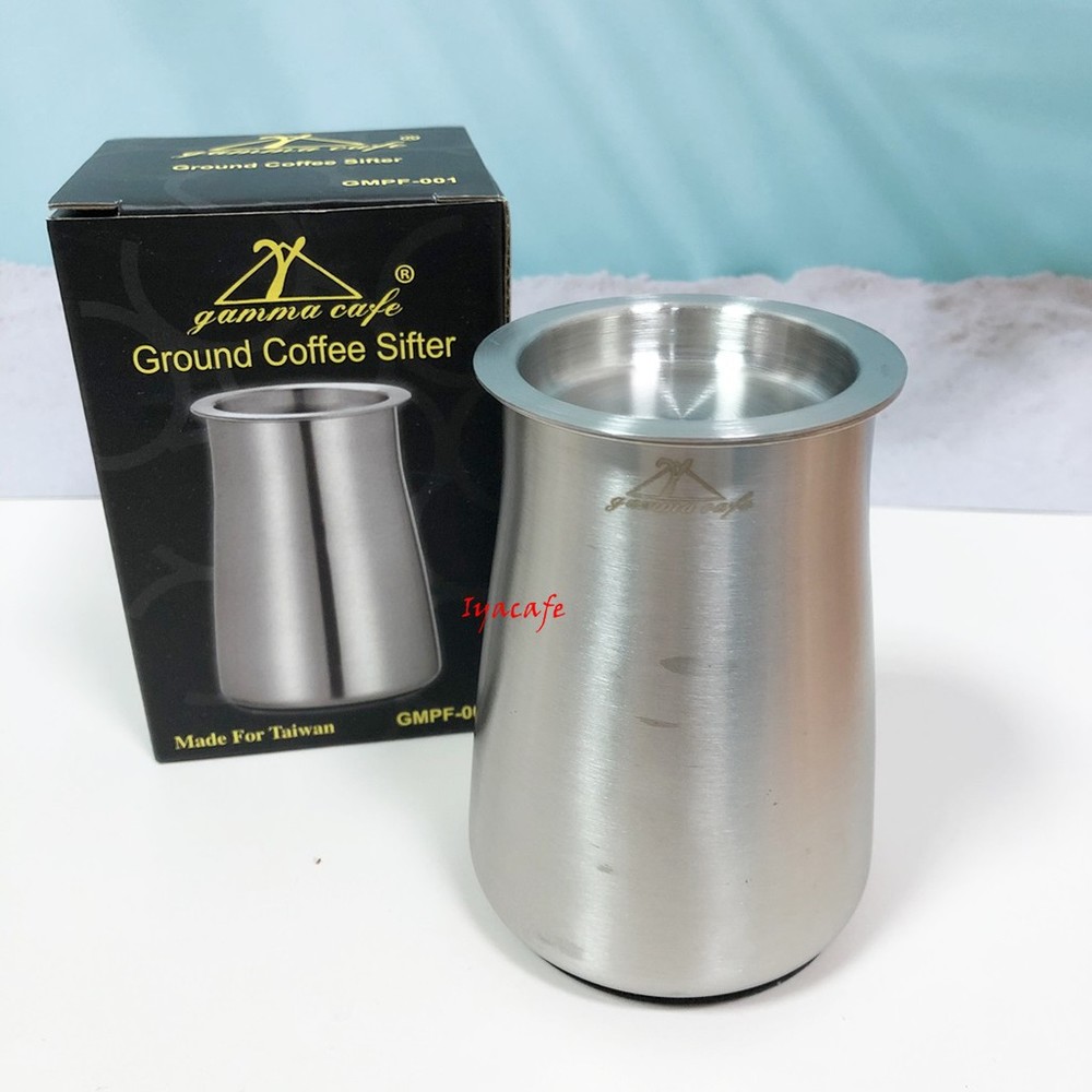 ✨愛鴨咖啡✨Gamma Cafe 篩粉器 / 接粉器 / 聞香杯 不銹鋼篩粉杯 有效過濾極細粉