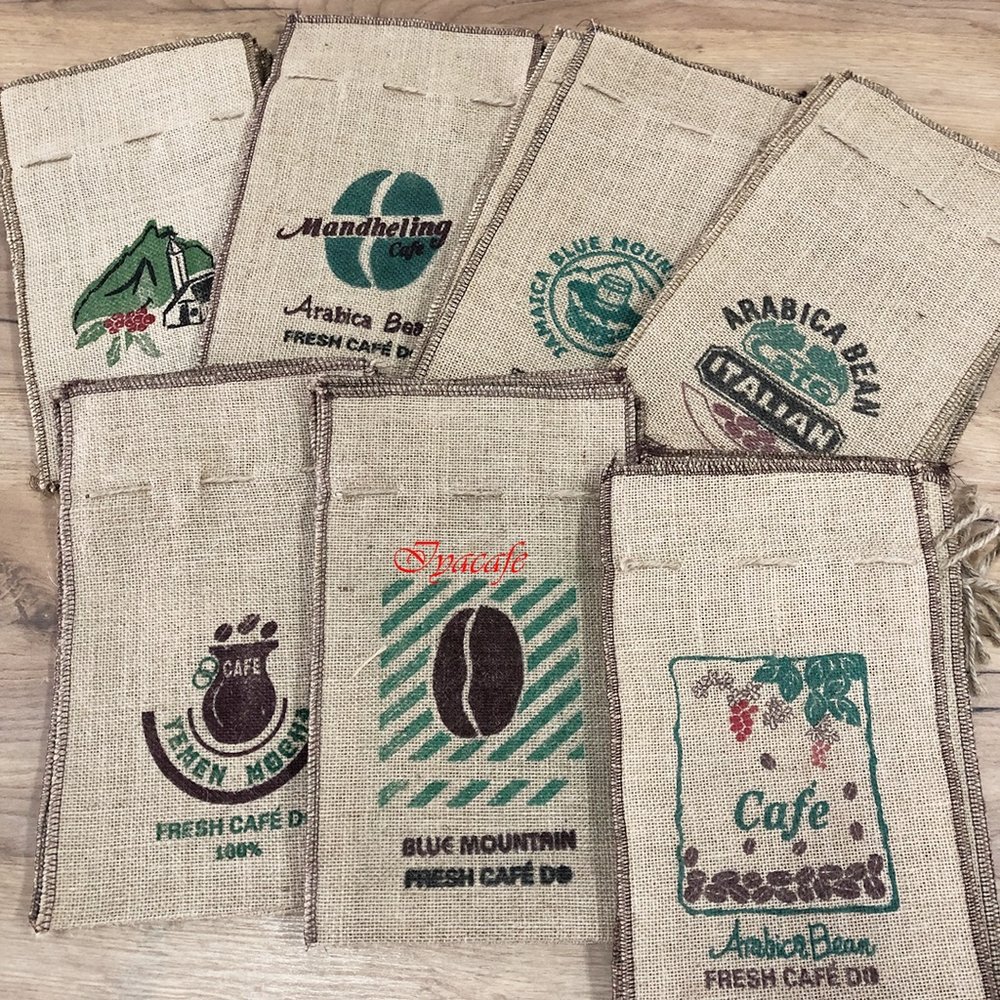 ✨愛鴨咖啡✨咖啡麻布袋 收納袋 束口袋 一磅麻布袋