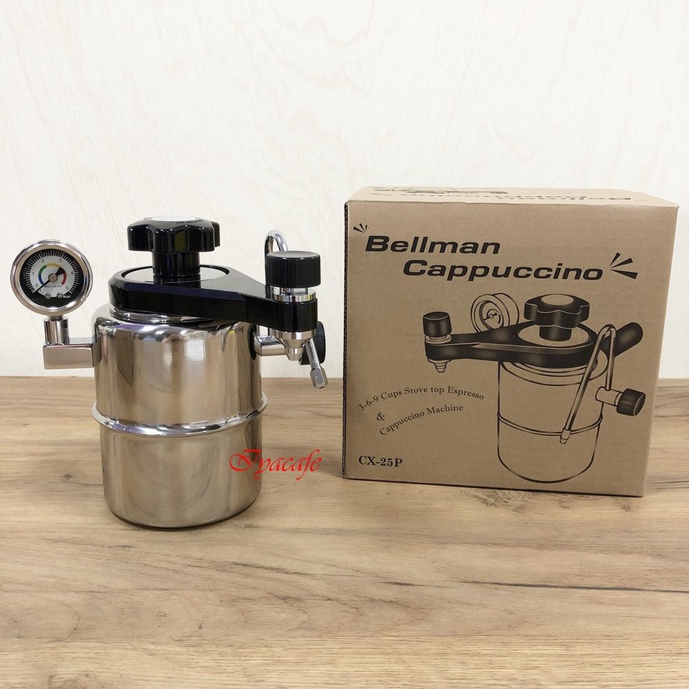 ✨愛鴨咖啡✨贈填壓器+過濾紙20張 Bellman CX-25P 義式 摩卡壺 3/6/9杯 濃縮咖啡壺 可打奶泡 附壓