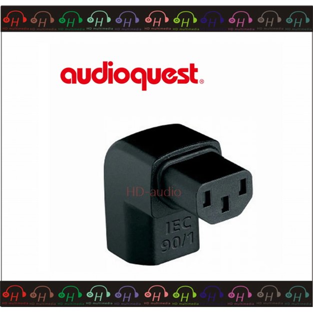 現貨⚡弘達影音多媒體 AudioQuest 美國線聖 IEC-90/1 電源轉接頭 90度彎曲