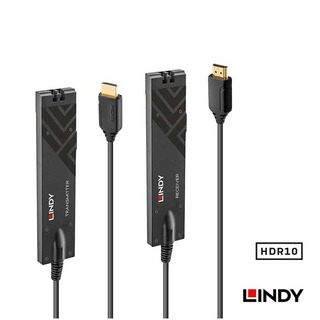 【祥昌電子】LINDY 林帝 38179 HDMI2.0 18G 光纖延伸器 光纖訊號延伸 300M