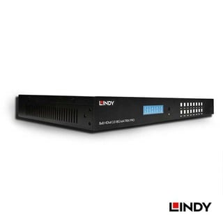 【祥昌電子】LINDY 林帝 38248 8X8 18G HDMI 2.0 矩陣切換器 帶音源分離 切換器 轉換器 分配器