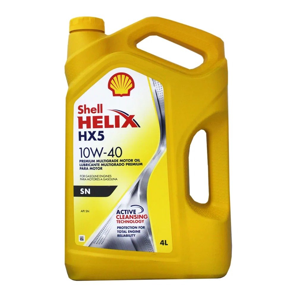 【易油網】SHELL HELIX HX5 10W40 SN 機油 4L