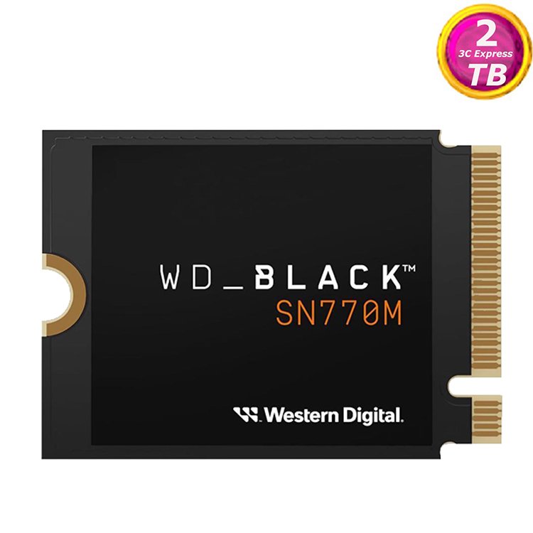 WD 黑標 SN770M 2TB 2T M.2 2230 PCIE 4.0 SSD 固態硬碟