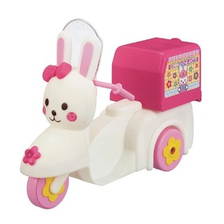 日本 小美樂娃娃 小美樂配件 兔子外送摩托車PL51384
