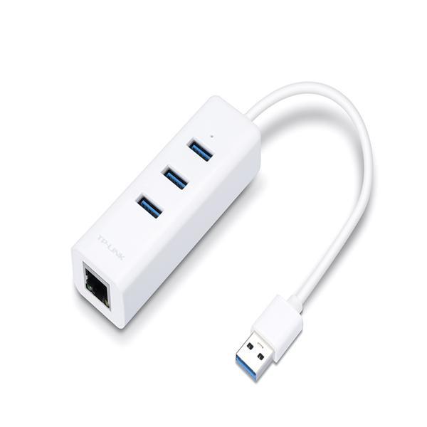 (聊聊享優惠) TP-LINK UE330(UN) 版本:3/3埠USB 3.0集線器與Gigabit USB網路卡(台灣本島免運費)