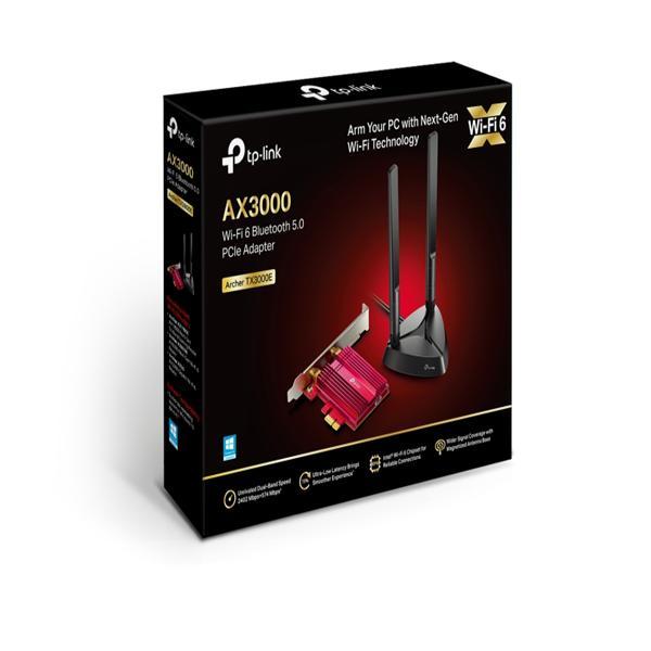 (聊聊享優惠) TP-LINK Archer TX3000E(UN) AX3000 Wi-Fi 6 藍牙 5.0 PCIe 無線網路卡(台灣本島免運費)