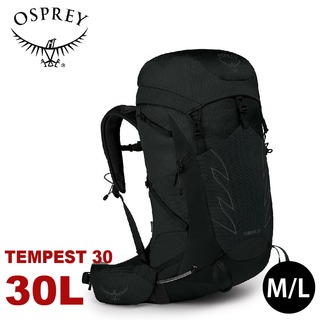 【OSPREY 美國 TEMPEST 30 登山背包《消光黑M/L》30L】自助旅行/雙肩背包/行李背包