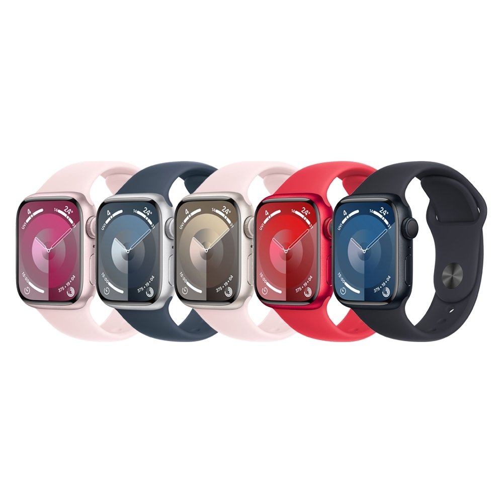 【3C數位通訊】蘋果 Apple Watch S9 LTE 41mm 鋁金屬 運動型錶帶