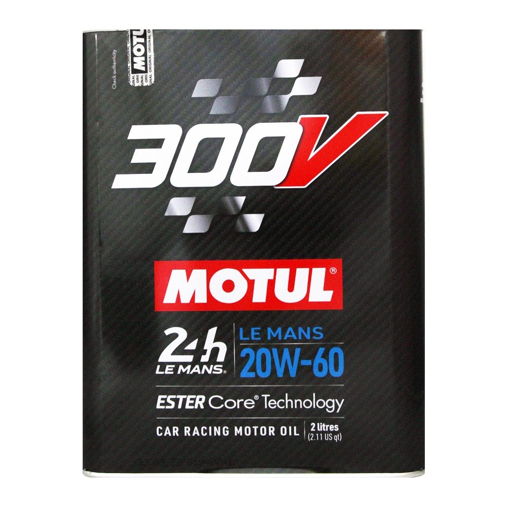 【易油網】MOTUL 300V 汽柴油車機油 100%合成雙酯基 黑鐵罐系列20W60