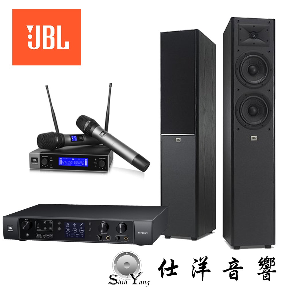 JBL BEYOND1 卡拉OK擴大機 + ARENA 180 落地式喇叭+ VM200 無線麥克風組