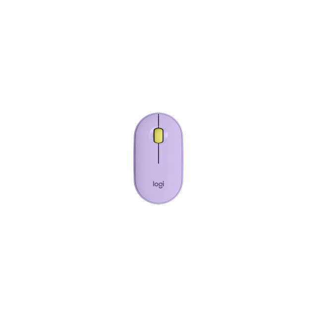 羅技 M350 鵝卵石無線滑鼠-星暮紫 910-006746
