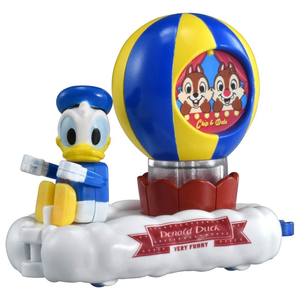 JPGO 唐老鴨 奇奇蒂蒂 熱氣球 遊行列車 日版 TOMY車 NO.174 玩具車 Tomica 禮物 玩具 收藏