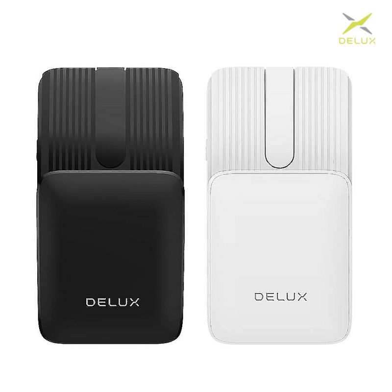 保固六個月 DeLUX MF10 Pro 輕巧摺疊滑鼠(含雷射筆功能) 迷你滑鼠 便攜滑鼠 辦公滑鼠 藍牙滑鼠 口袋滑鼠 【愛瘋潮】