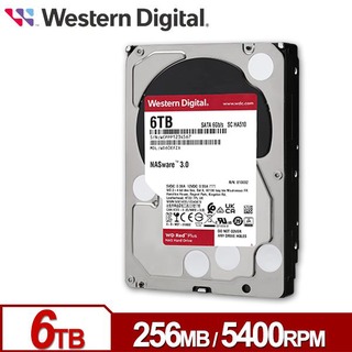 【綠蔭-免運】WD60EFPX 紅標Plus 6TB 3 . 5吋NAS硬碟