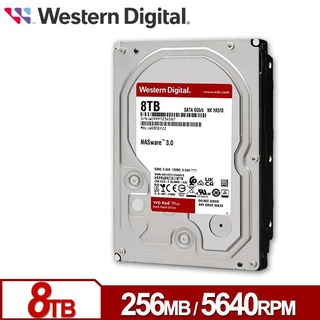 【綠蔭-免運】WD80EFPX 紅標Plus 8TB 3 . 5吋NAS硬碟