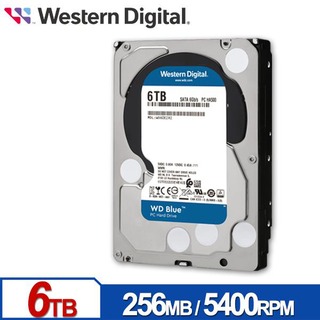 【綠蔭-免運】WD60EZAX 藍標 6TB 3 . 5吋SATA硬碟
