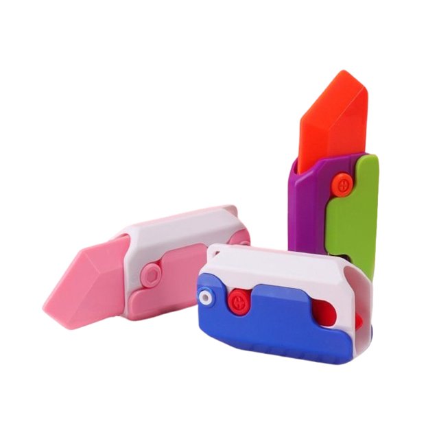 【Q禮品】A6254 小蘿蔔刀 塑膠玩具刀 重力小刀 舒壓玩具 折疊玩具 蘿卜刀 贈品禮品