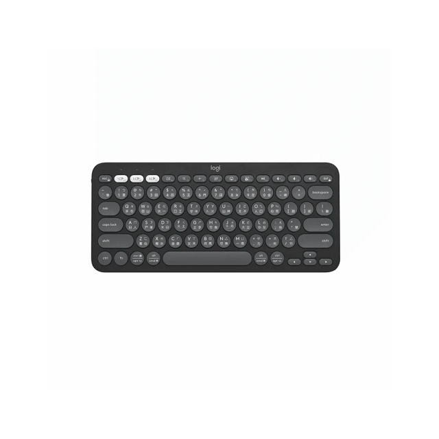 羅技 Pebble Keys 2 K380 跨平台藍牙鍵盤-石墨灰 920-011745