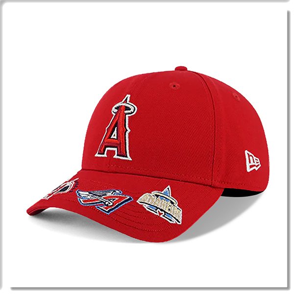 【ANGEL NEW ERA】NEW ERA MLB 洛杉磯 天使 活力紅 9FORTY 老帽 沿多LOGO 限量