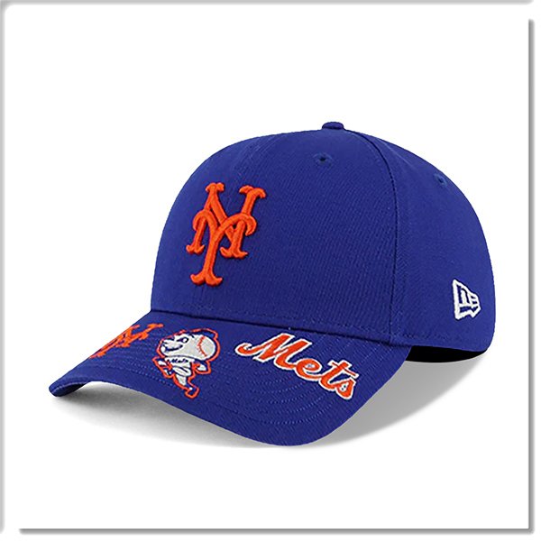 【ANGEL NEW ERA】NEW ERA MLB 紐約 大都會 寶藍 9FORTY 老帽 沿多LOGO 限量