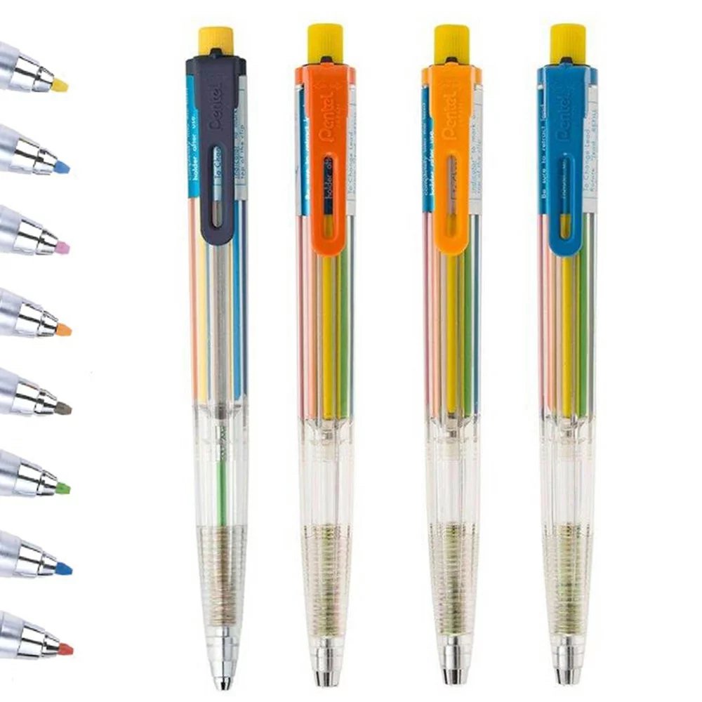 【築實精選】日本優選 × Pentel Multi8 PH158ST1 專家用8色繪圖筆（筆夾四色隨機）
