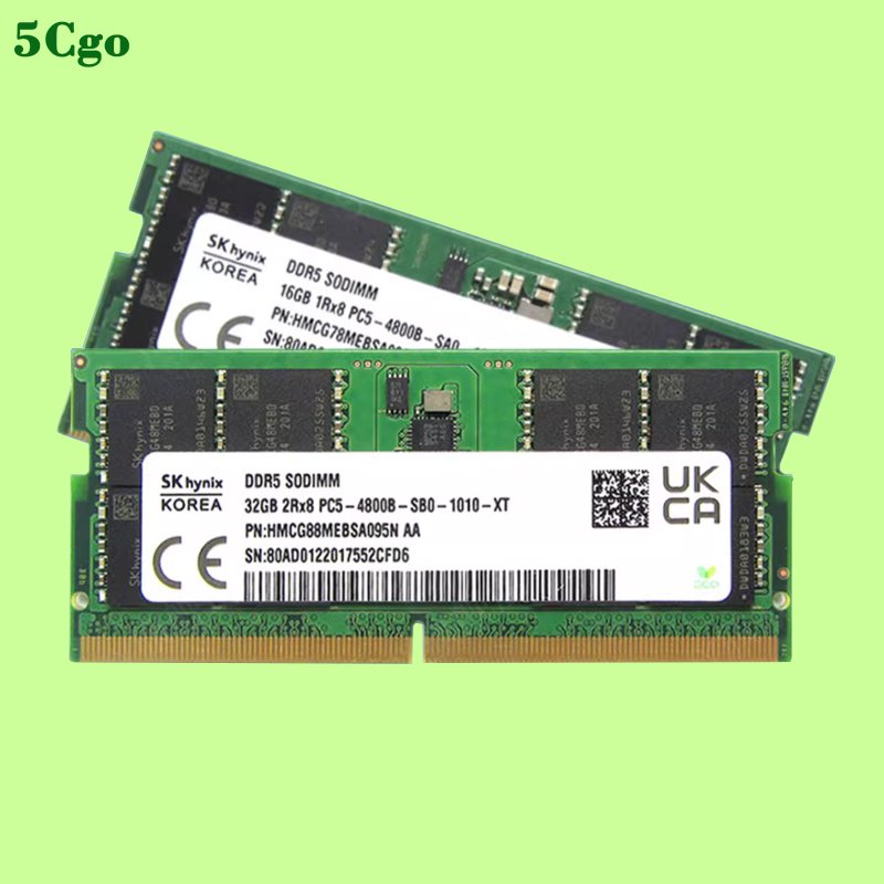 5Cgo【代購七天交貨】SK海力士筆電記憶體DDR5 8G 16G 24G 32G 48G 64G雙通道4800/5600MHz記憶