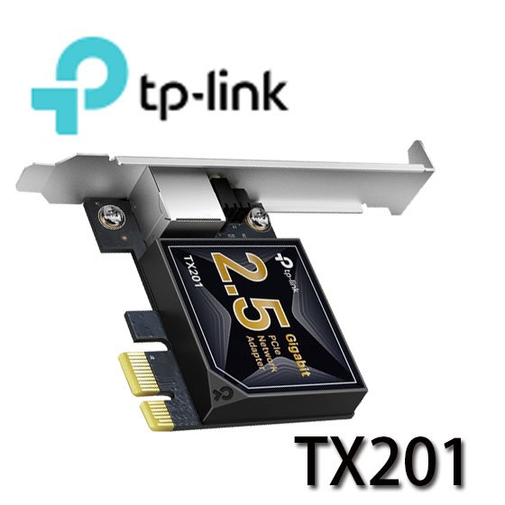 【MR3C】含稅 TP-Link TX201 2.5 Gigabit PCI Express 網路卡 (附短擋板)