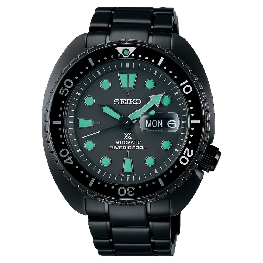 Seiko Prospex SRPK43K1/4R36-06Z0SD 黑潮夜視海龜機械潛水錶45mm SK037