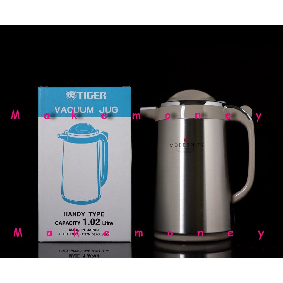 附發票 虎牌 TIGER 1.0L 提倒式玻璃內膽保溫壺 日本製 PRT-S100 保溫壺 公司貨