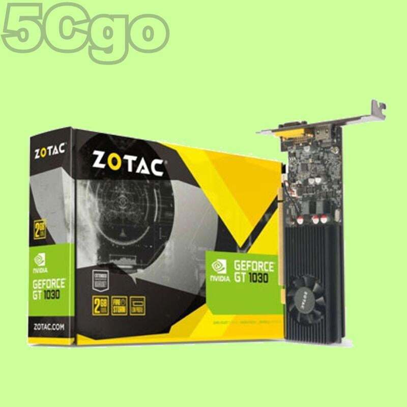 5Cgo【權宇】ZOTAC顯示卡GeForce GT 1030 2GB HDMI/VGA Z-GT1030-2G-PL 含稅