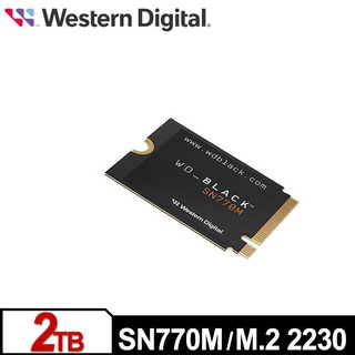 【綠蔭-免運】WD 黑標 SN770M 2TB M . 2 2230 PCIe 4 . 0 NVMe SSD